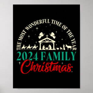 Krippengeszene Christlich Weihnachten Weihnachten  Poster