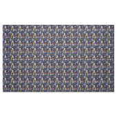 Krippengewebe auf dunkelblau stoff (Fat Quarter (45,7 x 55,9 cm))