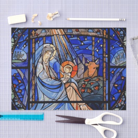 Krippenglas Seidenpapier (Handwerk)