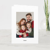 Krippenglass Signature Foto Weihnachten (Rückseite)