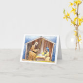 Krippengrusskarte Karte (Gelbe Blume)