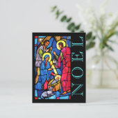 Krippenhaltiges WEIHNACHTEN mit Lamm und Hirte (Stehend Vorderseite)