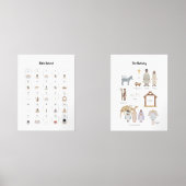 Krippenkalender Bilderwand Sets (Vorderseite)