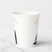 Krippenlandschaft Frohe Weihnachtsgrüße Pappbecher (Rechts)