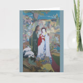 Krippenlandschaft im Garten mit Fauna Karte (Vorderseite)