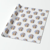 Krippenlandschaft Mary Joseph Jesus Pattern Weihna Geschenkpapier (Ungerollt)