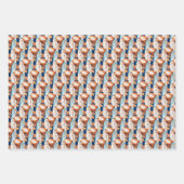 Krippenlandschaft Mary Joseph Jesus Pattern Weihna Geschenkpapier Set (Vorderseite)