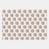 Krippenlandschaft Mary Joseph Jesus Pattern Weihna Geschenkpapier Set (Vorderseite 3)