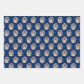 Krippenlandschaft Mary Joseph Jesus Pattern Weihna Geschenkpapier Set (Vorderseite 2)