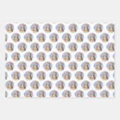 Krippenlandschaft Mary Joseph Jesus Pattern Weihna Geschenkpapier Set (Vorderseite)