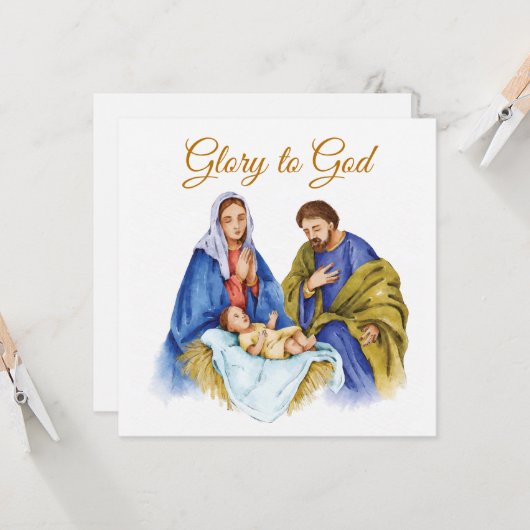 Krippenlandschaft mit Gotthardtext Karte (Vorderseite/Rückseite Beispiel)