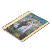 Krippenlandschaft mit Tieren im Garten Notizblock (Linke Seite)