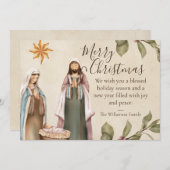 Krippenlandschaft Religiöse Weihnachten (Vorne/Hinten)