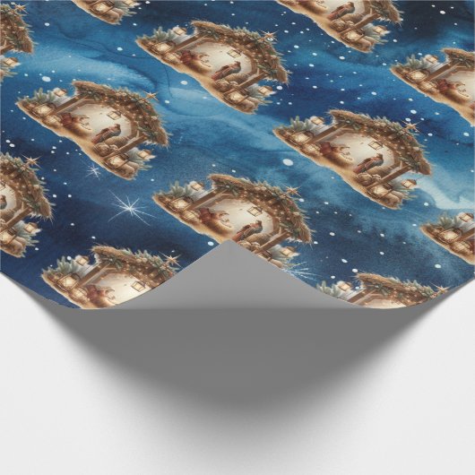 Krippenpapier Geschenkpapier (Ecke)