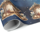 Krippenpapier Geschenkpapier (Rolleneckpunkt)