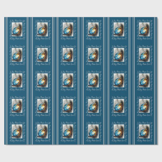 Krippenpapier Geschenkpapier (Flach)