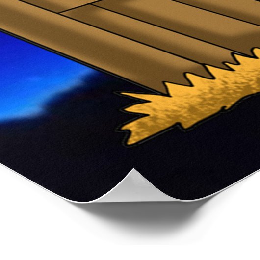 Krippenplakat Poster (Ecke)