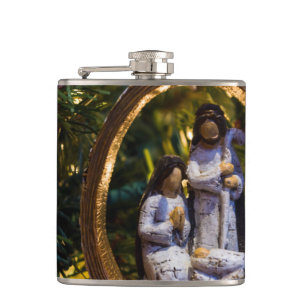 Krippenschmuck Flachmann