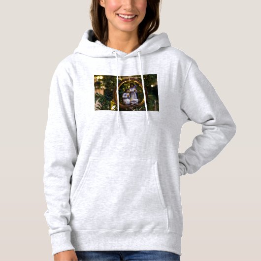 Krippenschmuck Hoodie (Vorderseite)