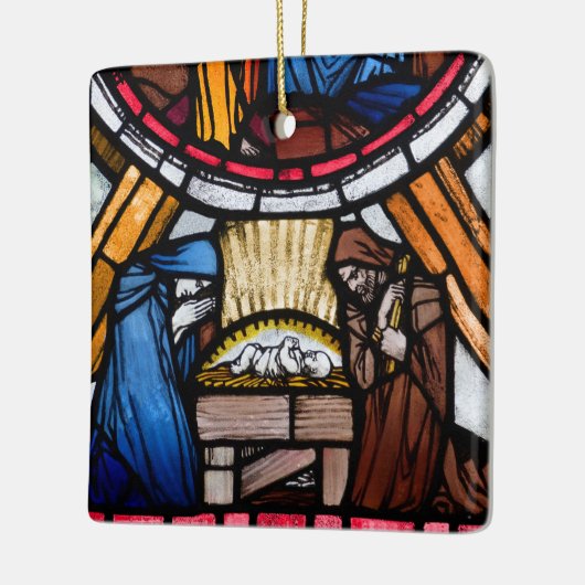 Krippenschmuck Keramikornament (Links)