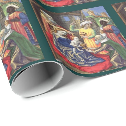 Krippenschutzpapier Geschenkpapier (Rolleneckpunkt)