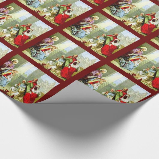 Krippenschutzpapier Geschenkpapier (Ecke)