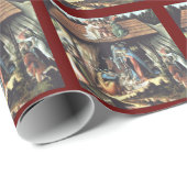 Krippenschutzpapier Geschenkpapier (Rolleneckpunkt)