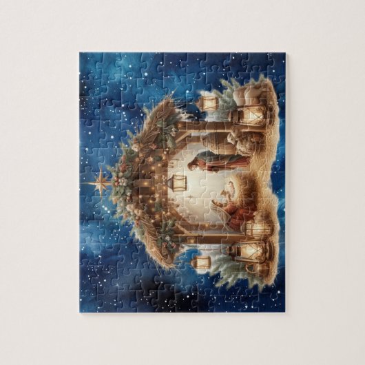 Krippenspiel Puzzle (Vertikal)