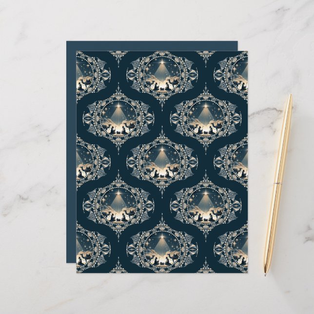 KrippenStar von Wonder Mandala Mitte Jahrhundert O (Vorderseite/Rückseite Beispiel)