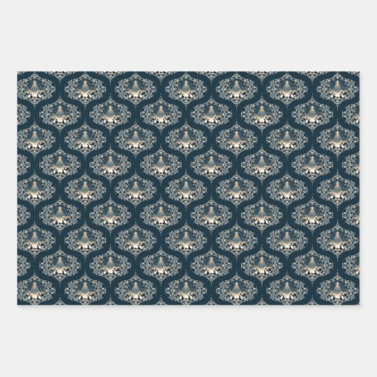 KrippenStar von Wonder Mandala Mitte Jahrhundert O Geschenkpapier Set (Vorderseite 3)