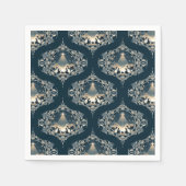 KrippenStar von Wonder Mandala Mitte Jahrhundert O Serviette (Vorderseite)