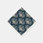 KrippenStar von Wonder Mandala Mitte Jahrhundert O Serviette (Ecke)