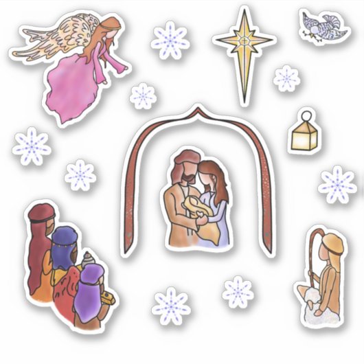 Krippensticker | aufkleber (Vorderseite)