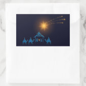 Krippensticker Rechteckiger Aufkleber (Tasche)