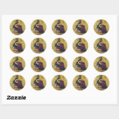 Krippensticker Runder Aufkleber (Blatt)
