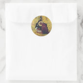 Krippensticker Runder Aufkleber (Tasche)