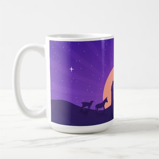 Krippenszene-Tasse Kaffeetasse (Links)