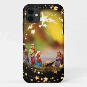 Krippenszene Weihnachten Jungfrau Maria Jesuskind  iPhone 11 Hülle