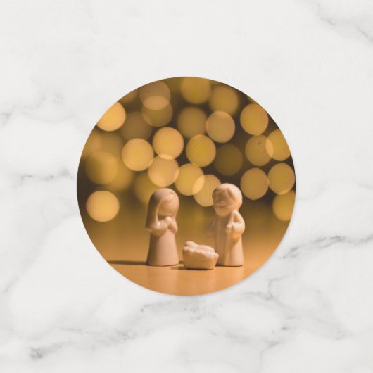 Krippentisch Confetti - Urlaub Konfetti (Klein Vorderseite)