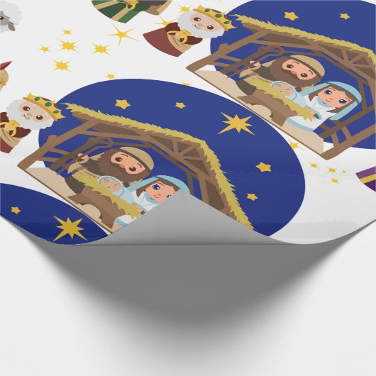 Krippenverwalter Geschenkpapier (Ecke)