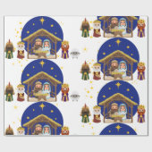 Krippenverwalter Geschenkpapier (Flach)