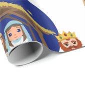 Krippenverwalter Geschenkpapier (Rolleneckpunkt)