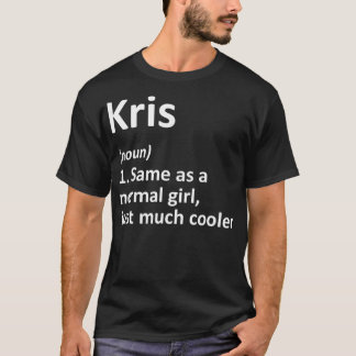 KRIS Definition Personalisiert Name Funny Birthday T-Shirt