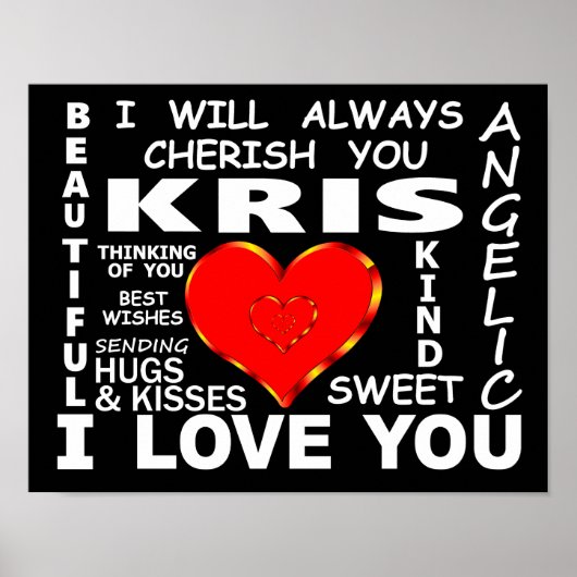 Kris I Liebe You Poster (Vorne)