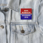 Kris Kobach Knopf Gouverneur-Kansas 2018 Button (Beispiel)