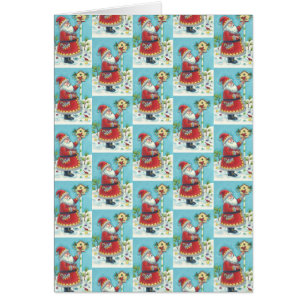 KRIS KRINGLE & CARDINAL WEIHNACHTSKARTE B