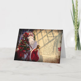 Kris Kringle Feiertagskarte
