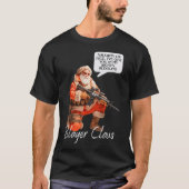 Kris Kringle Festliche Jagd Weihnachten Weihnachts T-Shirt (Vorderseite)