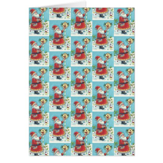 KRIS KRINGLE & KARDINAL CHRISTMAS GREETCARD B (Vorne)