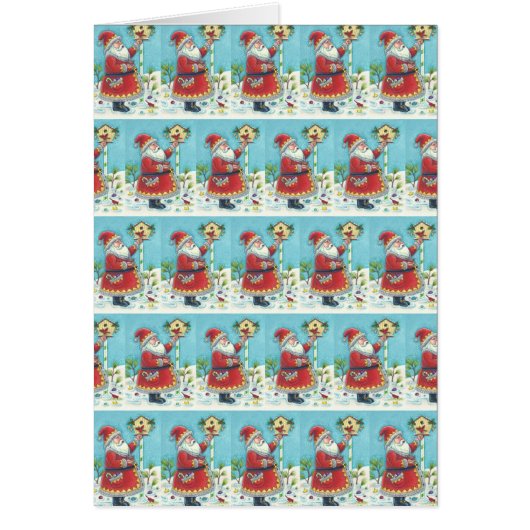 KRIS KRINGLE & KARDINAL CHRISTMAS GREETCARD B (Vorne)